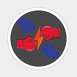 Boxing thunder Magnet